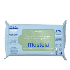 Серветки - Mustela, 60 шт