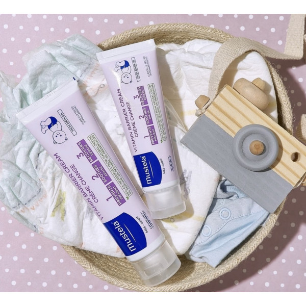 Вітамінізований захисний крем під підгузок, 1, 2, 3 - Mustela, 50 мл