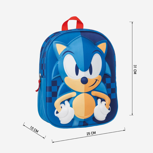 Рюкзак, SONIC, синій 