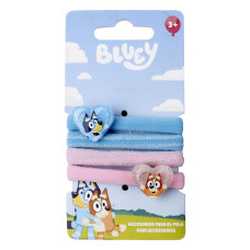 Аксесуари для волосся - резинки 4 шт, BLUEY