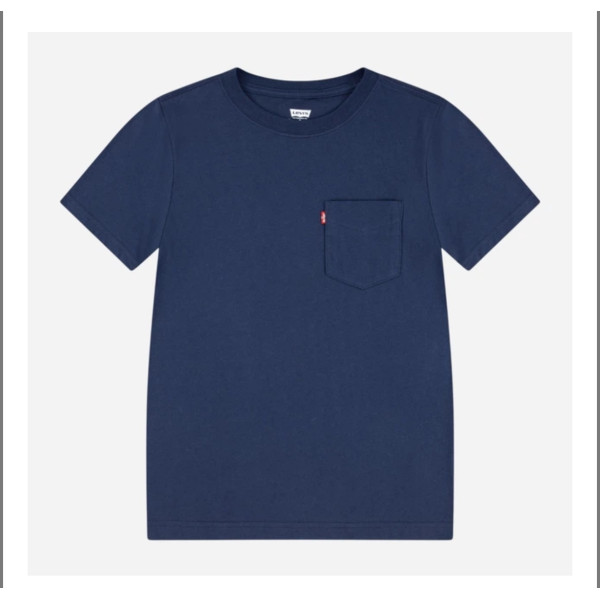 Дитяча бавовняна футболка Levi’s SUNSET POCKET TEE