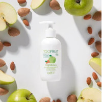 Шампунь для волосся Яблуко - Мигдаль, TOOFRUIT, 200 мл