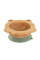 Дитяча бамбукова тарілка на присосці з ложкою Wooden Bowl Frog